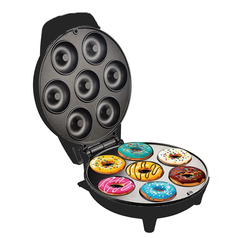 1 GAB. Mini Virtuļi Mašīna Donut Maker Mašīna DIY Mājas Lietošanai Mini Riņķa Maker 110V Black MUMS Plug