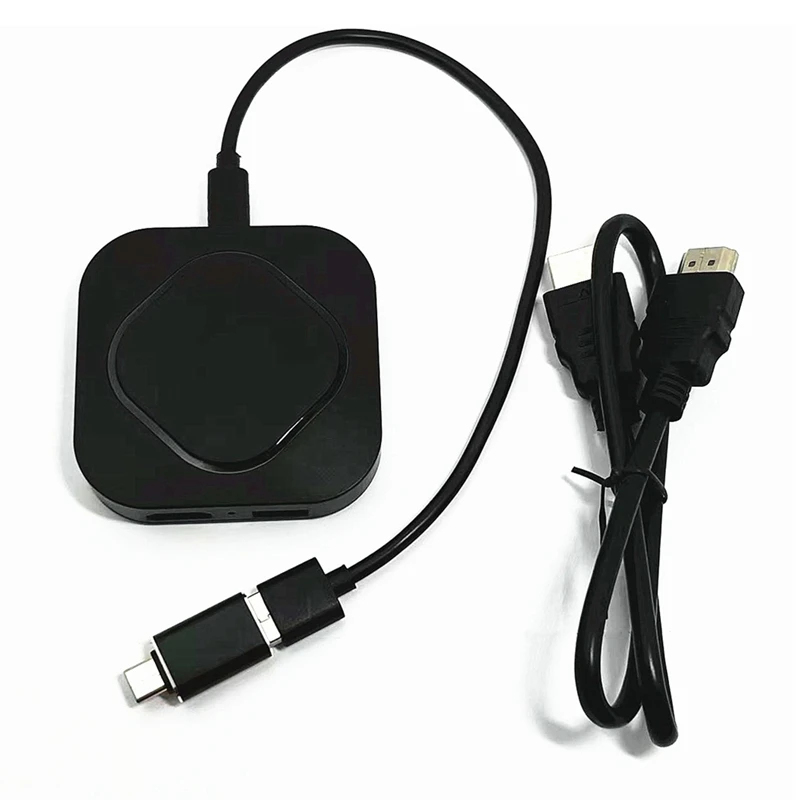 Bezvadu Carplay Ai Box Bezvadu Android Auto Adapteris Uzlabot GPS TV Live, Pasaules mēroga TV Kanāls ,HDMI Izeja ,USB Disku Spēlē